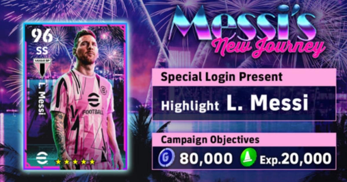 Racikan Lionel Messi Inter Miami eFootball 2023
